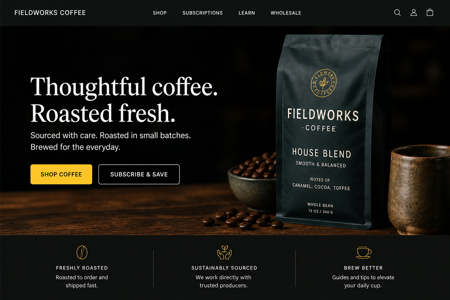 Fieldworks Coffee store