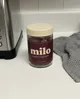 The phone photo of the milo jar on a kitchen counter