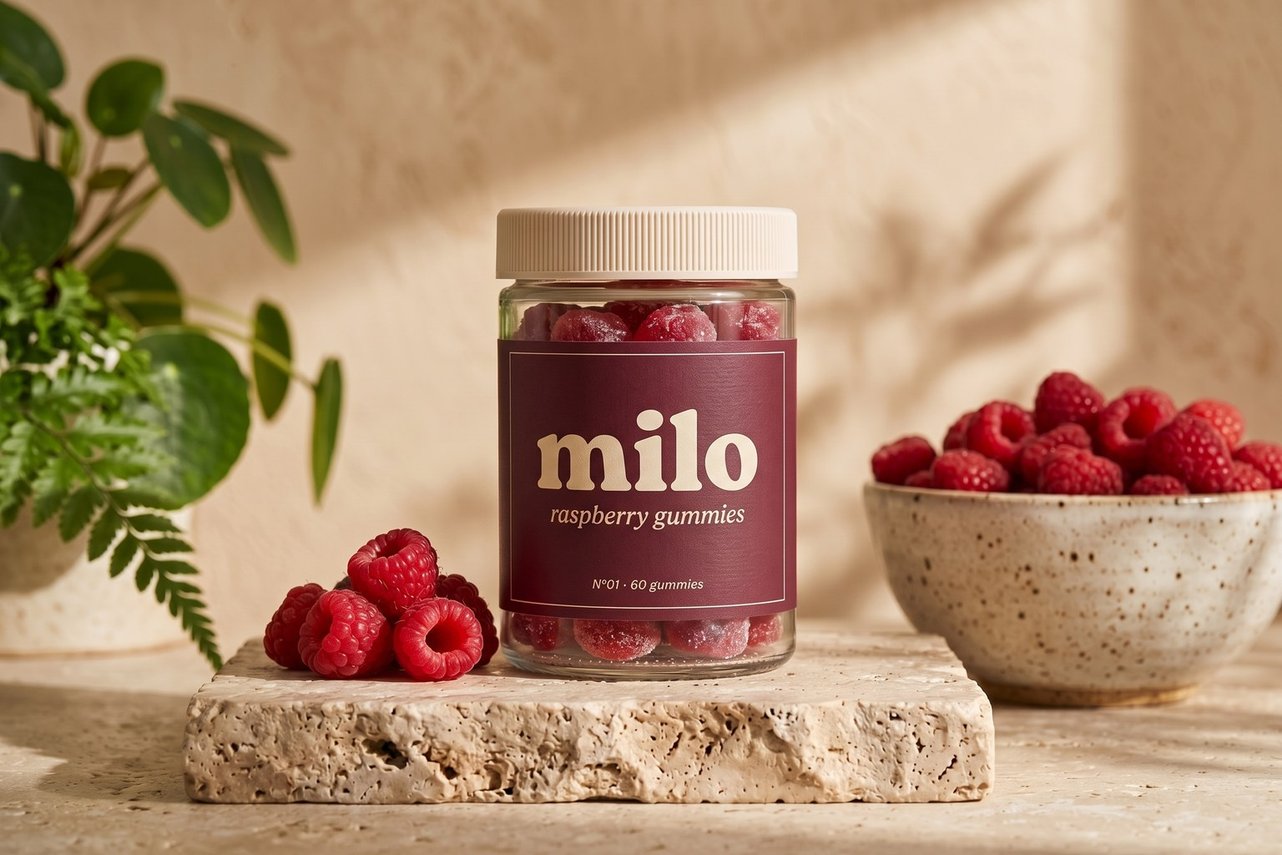 MILO — Raspberry gummies